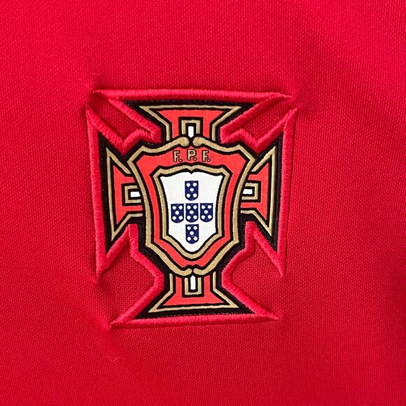 Nike Portugal 2020-2021 Home Football Soccer Polo Jersey ~ Size MD - Picture 6 of 7